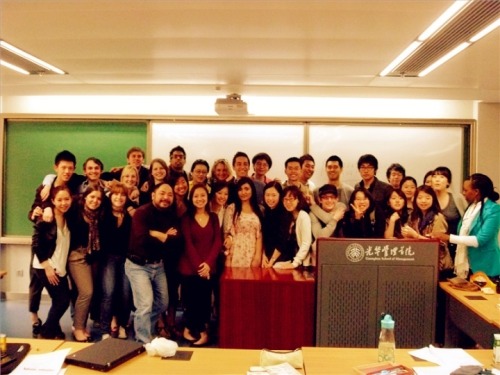 Our undergraduate Service Marketing class at PKU’s...