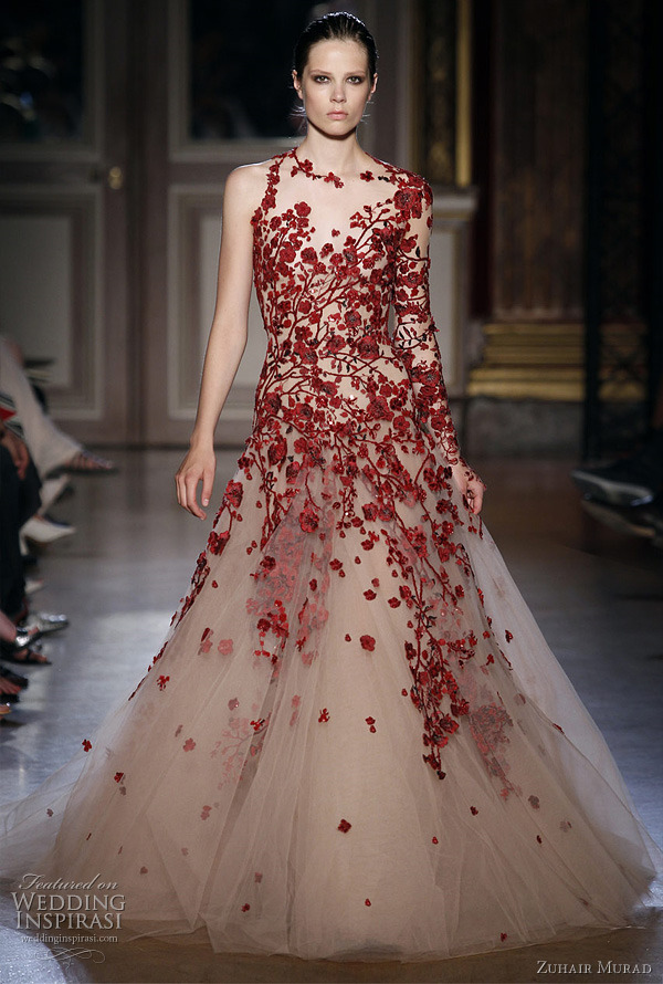 Bridal Snob — Show-stopper! Stunning wedding dress from Zuhair...