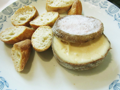 Torta del Casar cheese.From Badajoz,in Spain