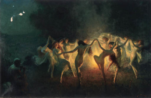iopanosiris - Joseph Tomanek (1889–1974)Nymphs dancing to Pan`s...