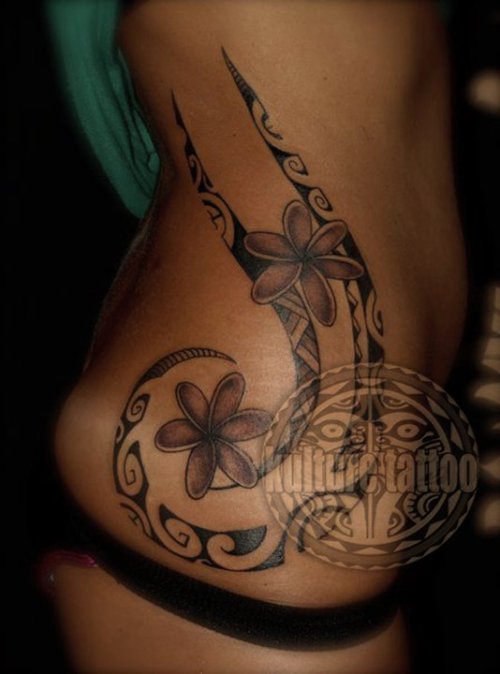 stomach tattoo on Tumblr
