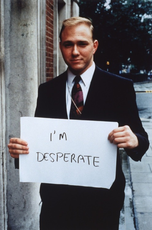 visual-poetry - “i’m desperate” by gillian wearing“From Signs...