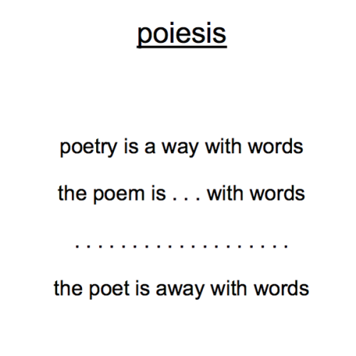 visual-poetry - “poiesis” by marco alexandre de oliveira