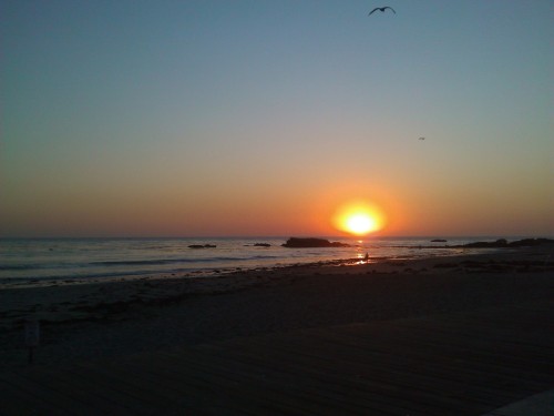 Sundown at Lugna Beach
