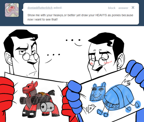 askredandblumedic:Show me with your heavys,or better yet draw...