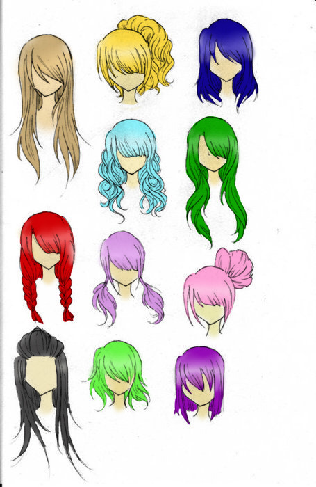  anime  hairstyles  on Tumblr