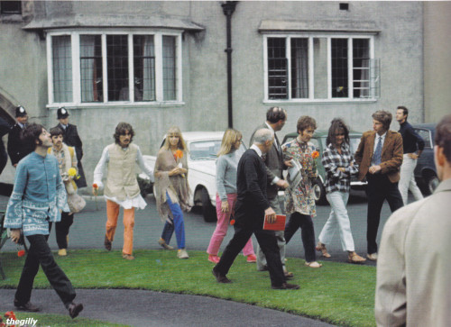 thegilly - The Beatles in Bangor, Wales. 26 August 1967