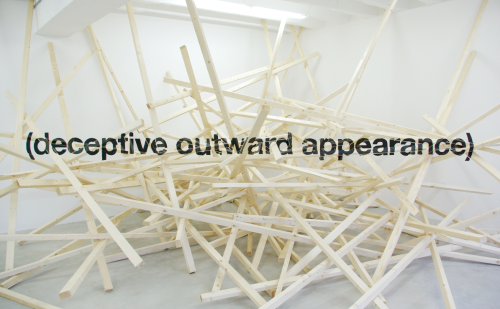 visual-poetry - »deceptive outward appearance« by ole martin...