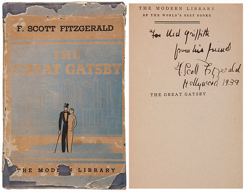 mountainsbymountains - $50,000 signed copy of The Great Gatsby....