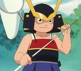 Sammy the Samurai.  Oh, this kid... Screenshot swiped from Bulbapedia.