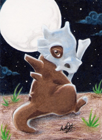 As this evocative depiction by Spectrolite (http://spectrolite.deviantart.com/) attests, Cubone are pretty complex Pokémon themselves in terms of the emotions they play to, but this, sadly, is just one of many things I don't have time to discuss today.