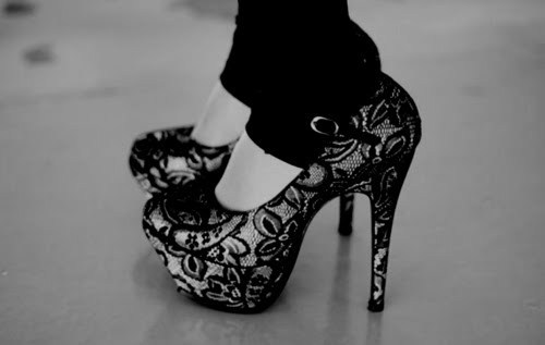 lace heels on Tumblr