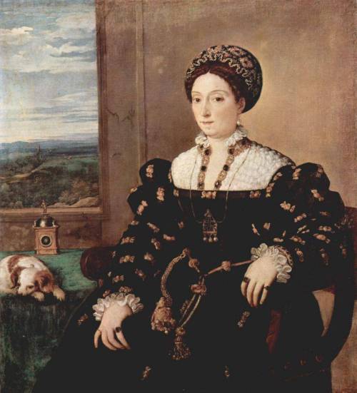 portraitofayoungwoman - Tiziano Vecellio, Portrait of Eleonora...