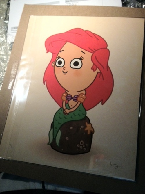 paramore:Got this print today from Gallery 1988. Ariel in...