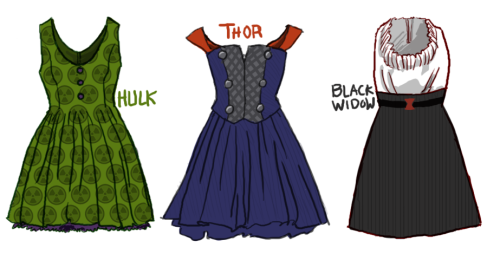 robinade - Full post of all the Avengers dresses!ETA - Whoops...