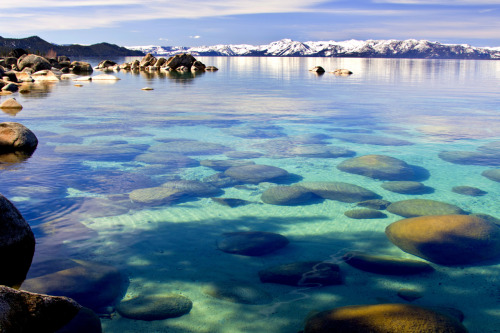georgianadesign - Unbelievably clear water. Midday at Tahoe by...