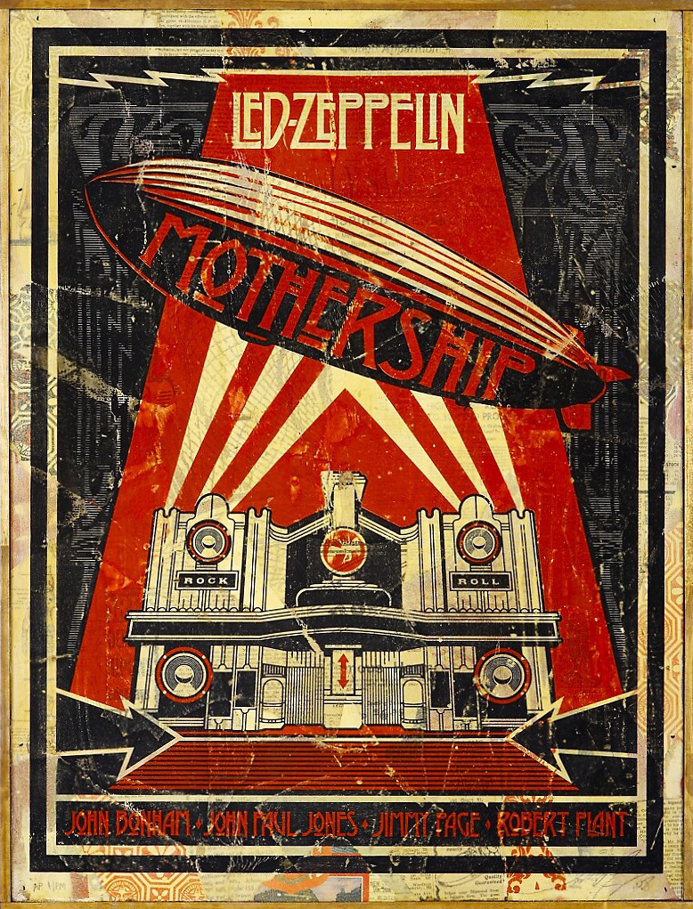 Armando Medina - Led Zeppelin Mothership Poster