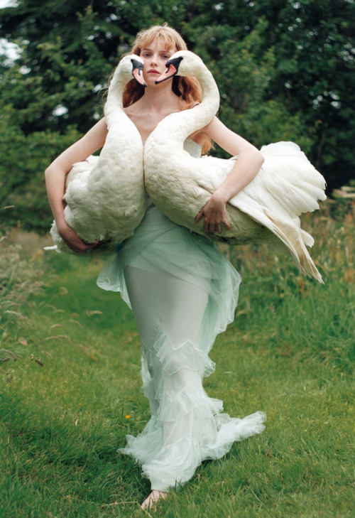 the-moustached-king:‘Vogue Pantomime’, Sarah Daykin by Tim...