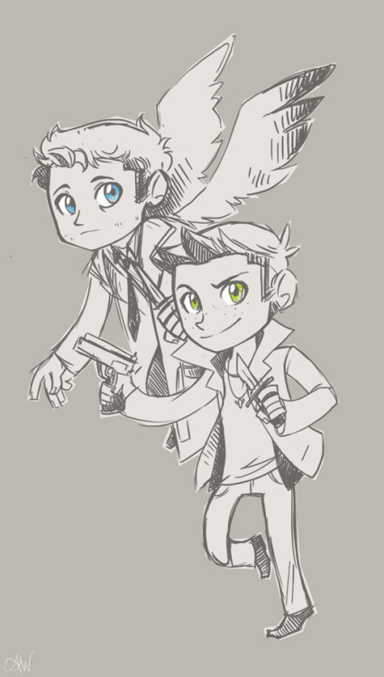 unicornempire - Here, have some Cas'n'Dean. It’s what’s for...