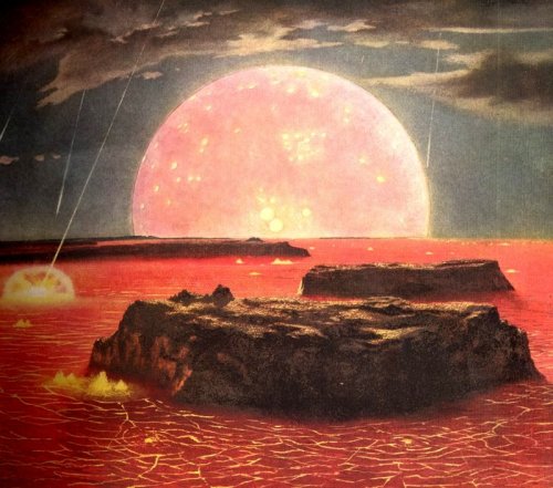 rolandscapes:The Earth’s Birth  © Chesley BonestellThis image...