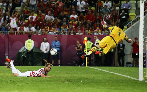 one of the Best saves of Euro 2012 from Iker Cassilas to denied...