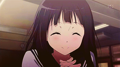 Resultado de imagem para anime smile gif tumblr