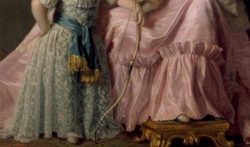paintingispoetry - Allan Ramsay, Portrait of Charlotte with her...