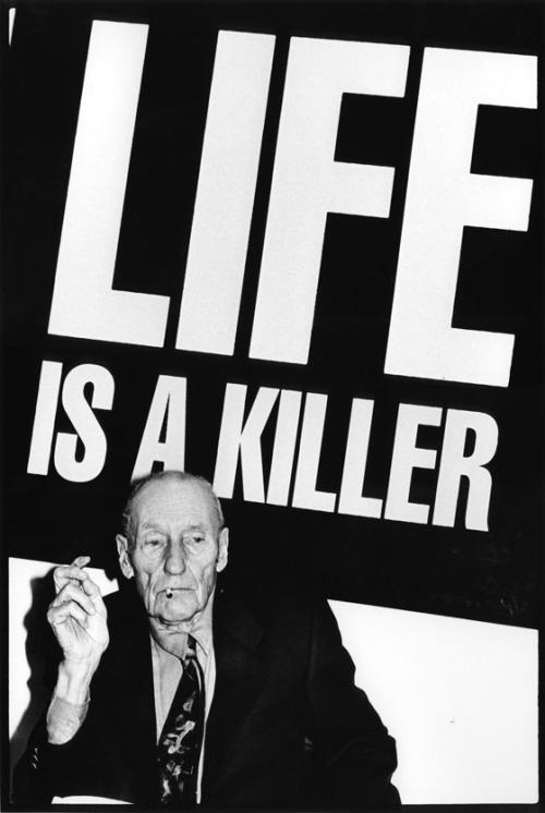 visual-poetry - william s. burroughs[photo by kate simon]