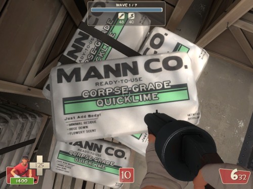 the-image-of - Some interesting signs on the TF2 MvM server...