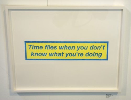 visual-poetry - “time flies when you don’t know what you’re...