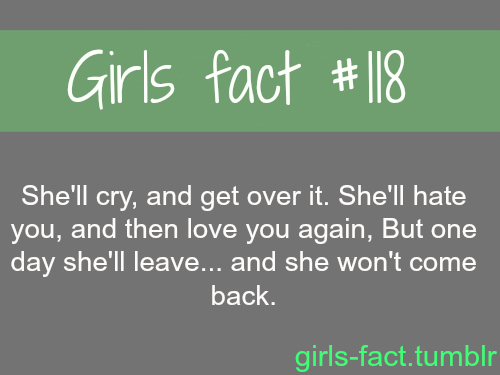 girls fact on Tumblr