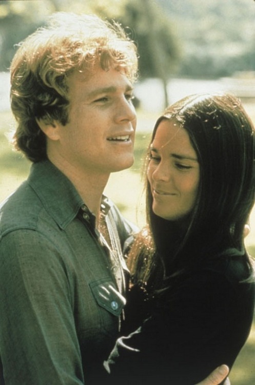 superseventies:Ryan O'Neal and Ali MacGraw in ‘Love Story’,...
