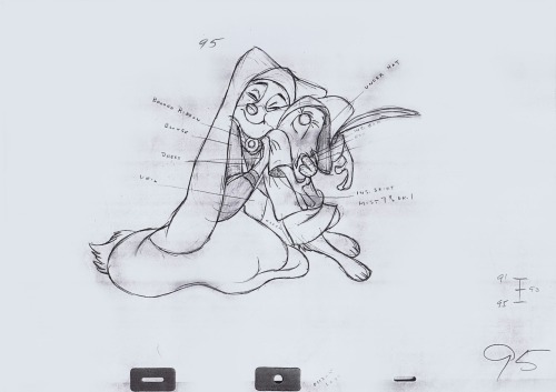 wannabeanimator - “Milt Kahl often pushed the contact between two...