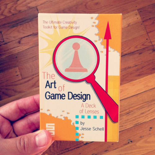 Look what I picked up this morning! Well, I borrowed it from a friend. Hopefully we’ll be able to incorporate some of these game design concepts into the 2013 season. But first, more research! [so excited]