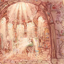 thecheshirecass - krungy - Tangled (2010) concept art © Claire...
