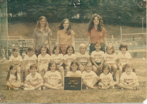Throwback Thursday. If you can see through the cracks in this photo, you might recognize a girls group from 1971. I’m guessing first grade!