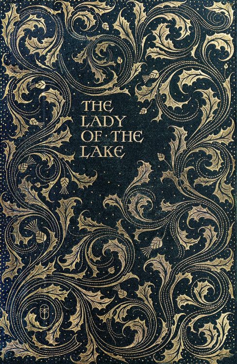 oldbookillustrations - Front cover from The lady of the lake,...