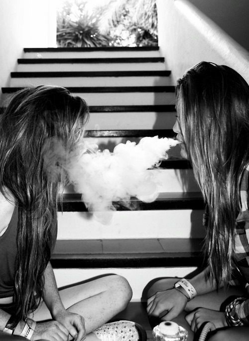 girls smoking weed on Tumblr