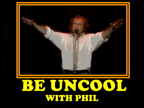bankstatement - Phil Collins said this to encourage the audience...