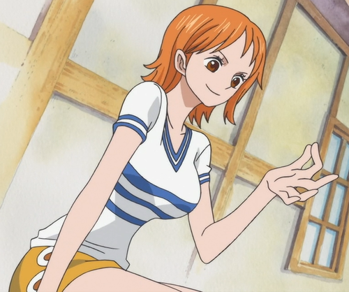 Image result for nami one piece short hair